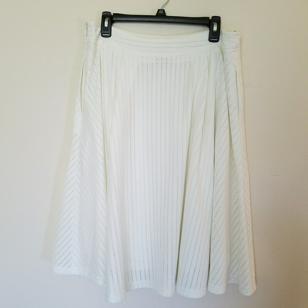 Ivory Eyelet Skirt